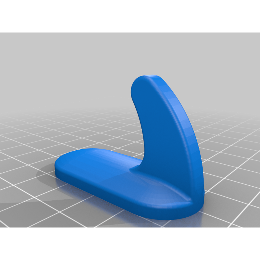 Gancho de parede impresso em 3D (PLA)