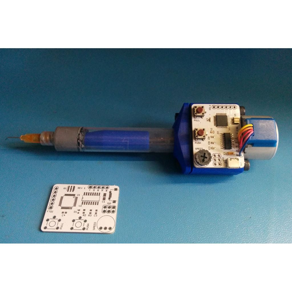 Arduino Motorized SMT Solder Paste Dispenser