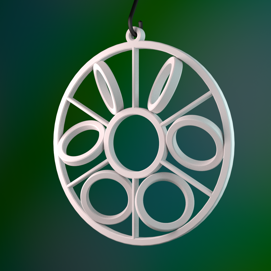 Ornamento de círculos rolantes