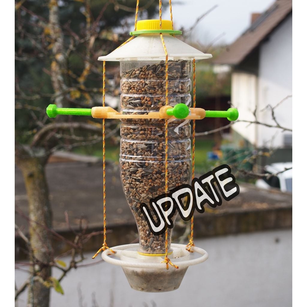 Orange Juice Bird feeder