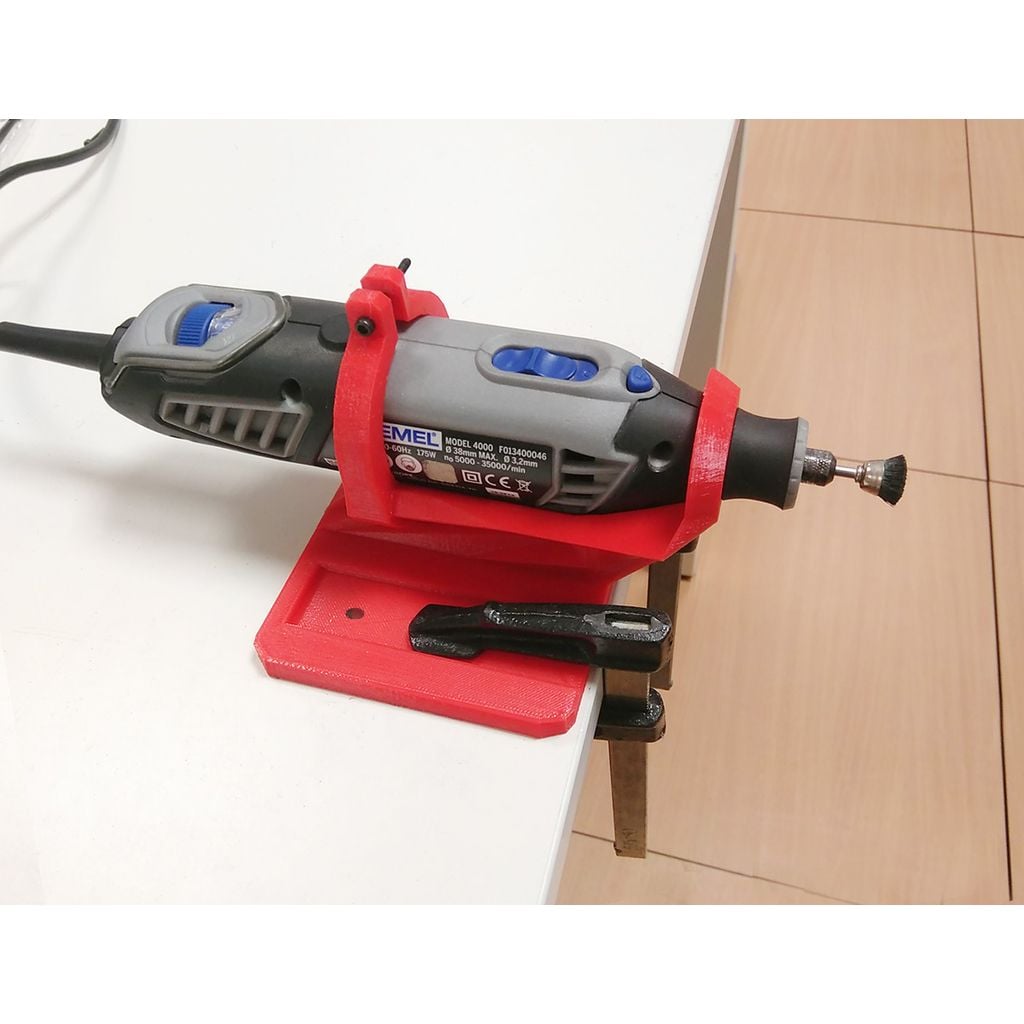 Suporte impresso para microretífica Dremel 4000