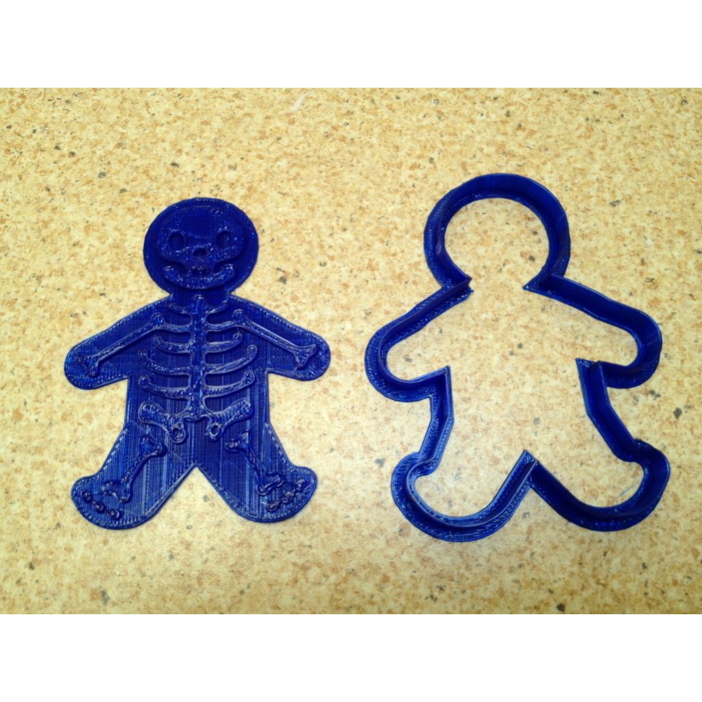 Esqueleto Gingerbread Man - Cortador de Biscoitos - Versão 2