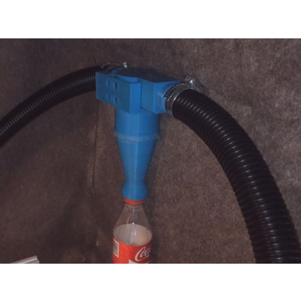 Coletor ciclone para aspirador impresso em PLA