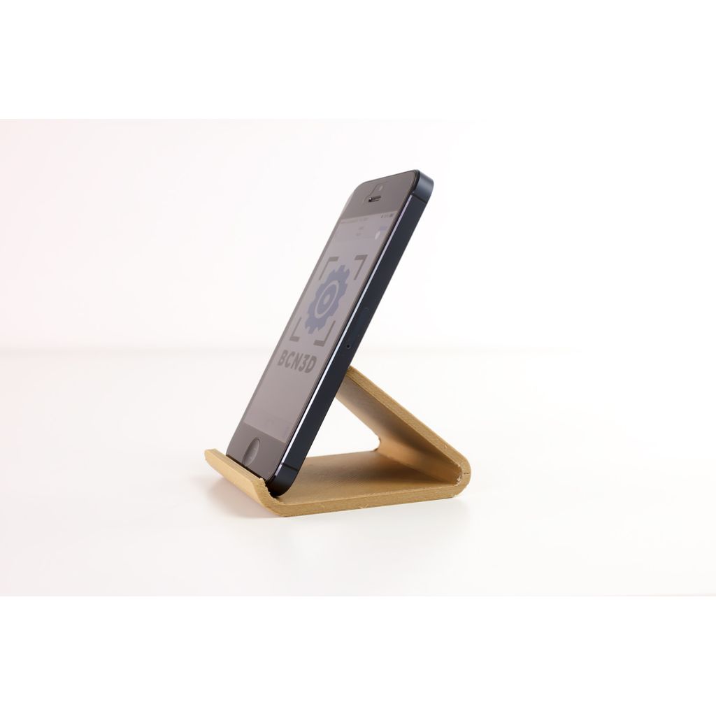 Suporte de mesa para celular impresso em 3D (PLA)