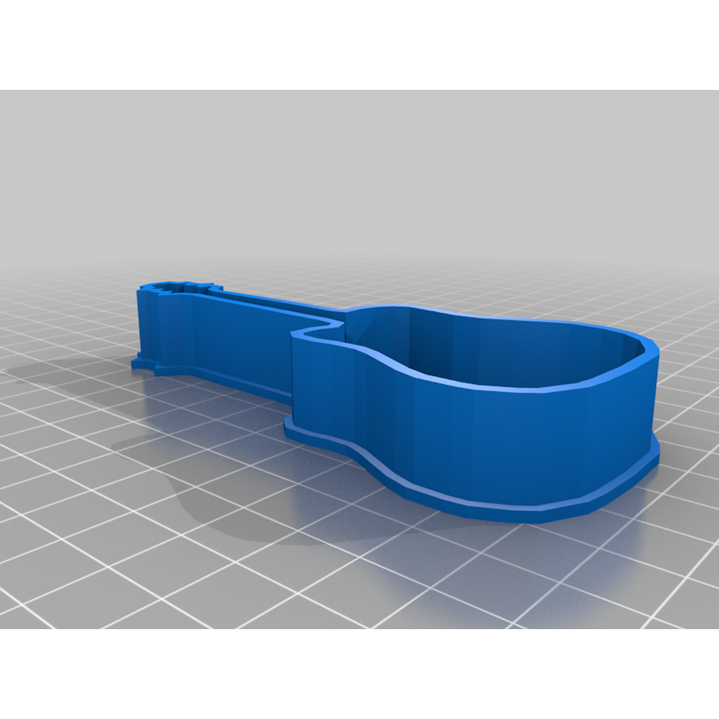 Cortador de fondant para guitarra acústica