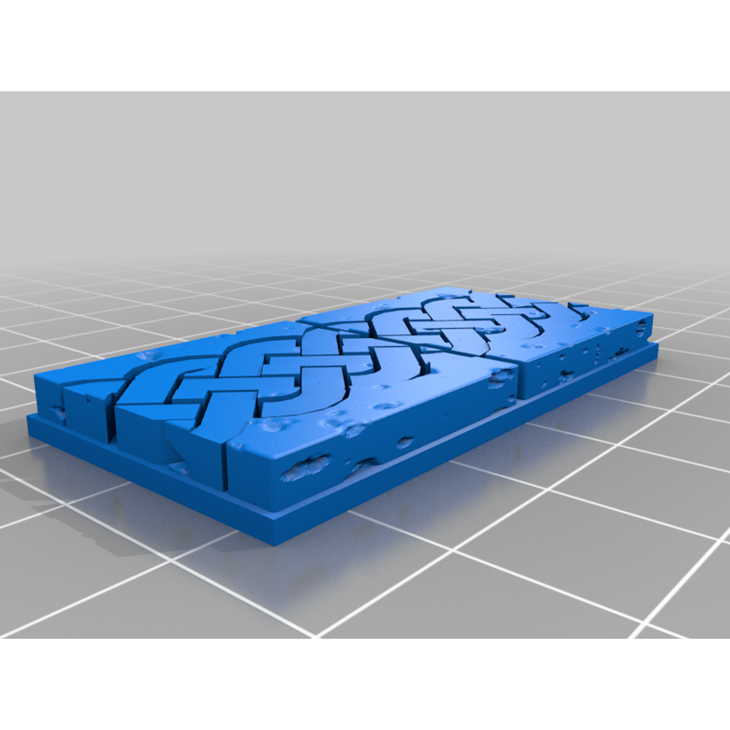 Piso com nós celtas de pedra lapidada OpenForge 2.0