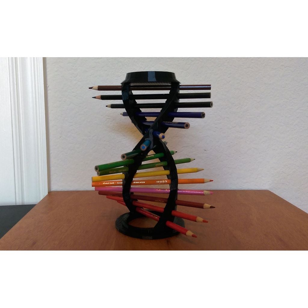 DNA Helix Pencil Holder