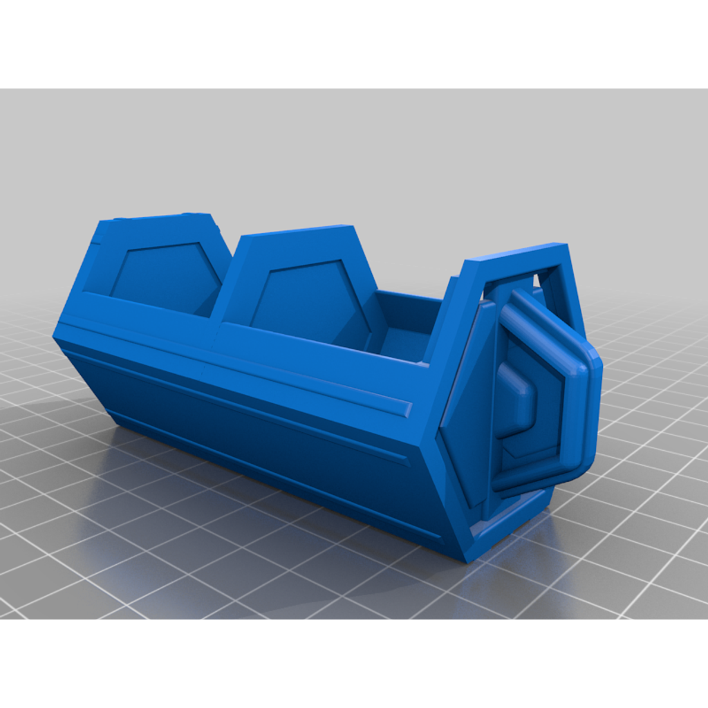 Recipiente de armazenamento de intertravamento hexagonal