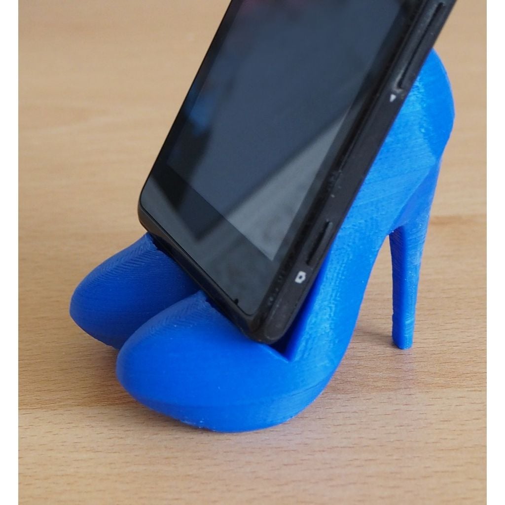 Suporte para celular salto alto em PLA (peça impressa)