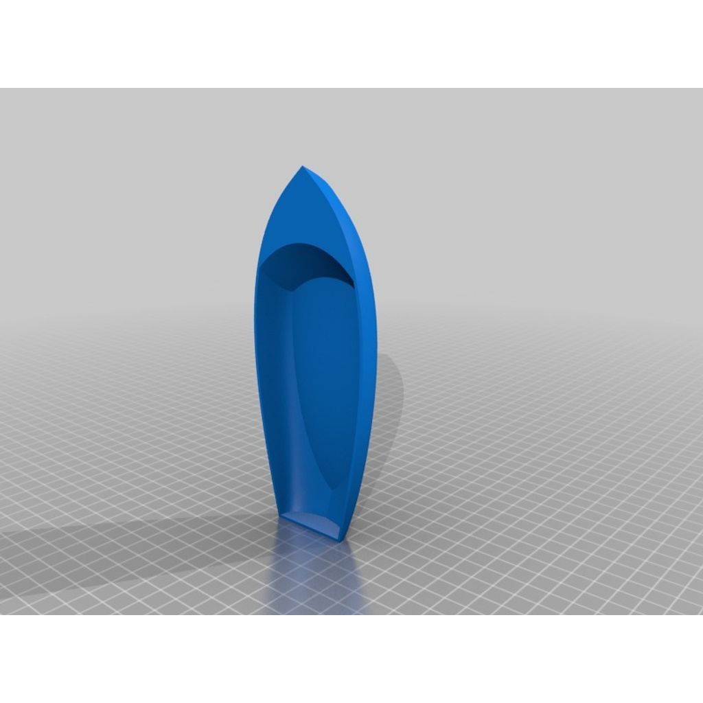 Barco (com impulsor) - vaso espiral para impressão