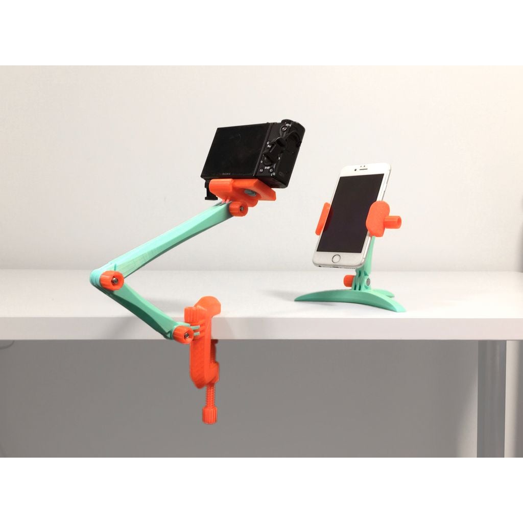 Suporte articulado modular impresso em PLA