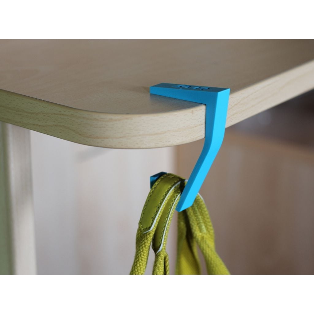 Cabide de bolsa em PLA para borda de mesa