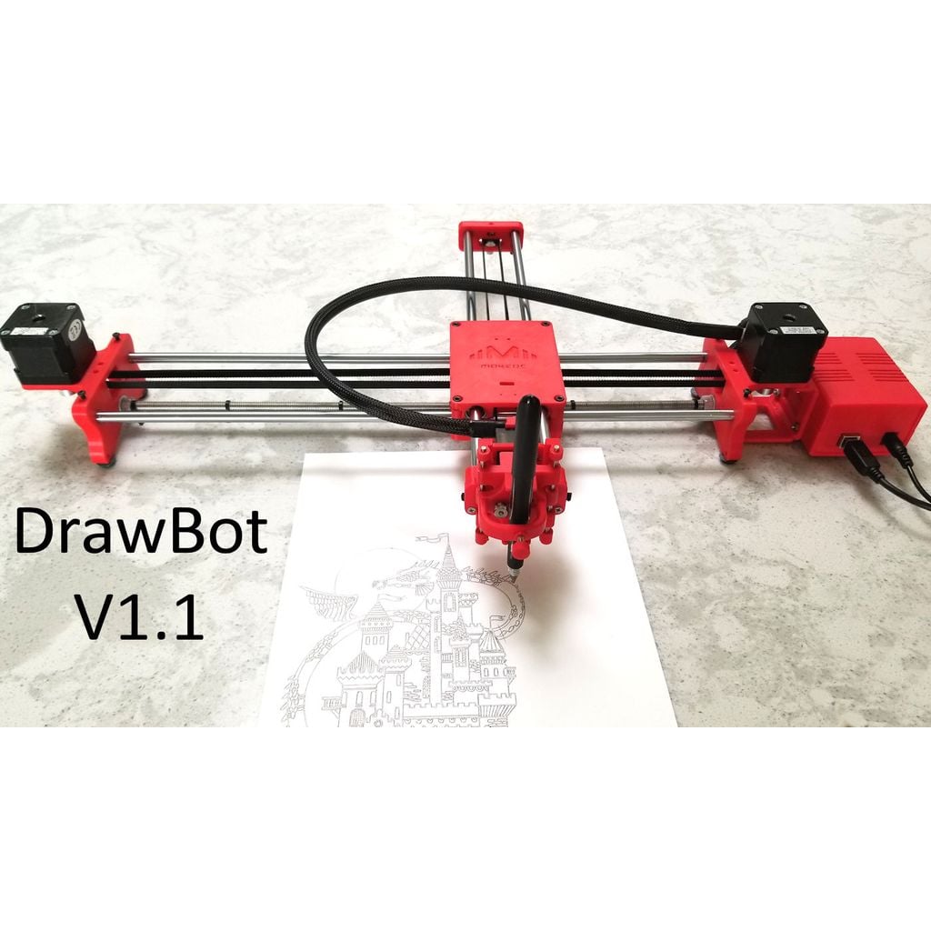 Peças impressas em 3D para estrutura DrawBot V1.1 (PLA)