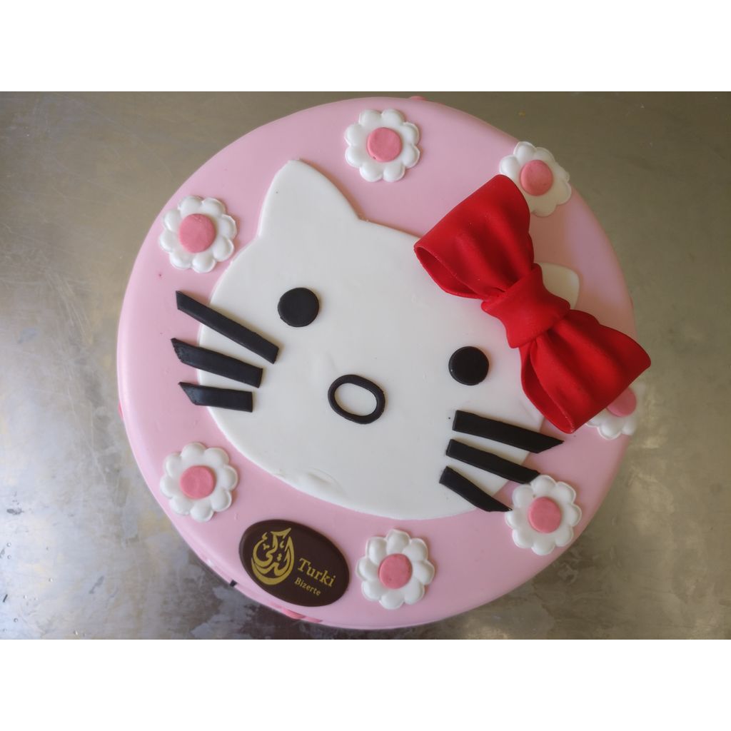 Cortador de pasta de açúcar fondant cabeça Hello Kitty