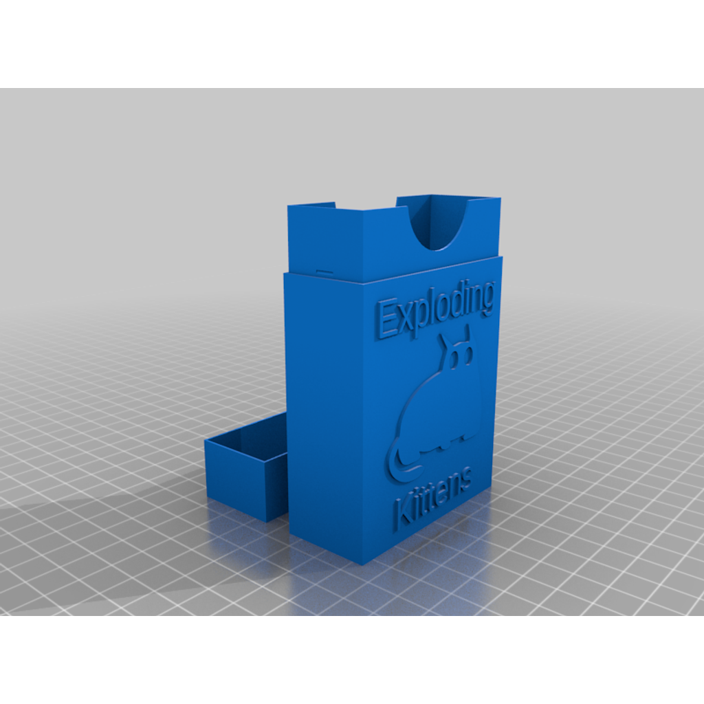 Estojo para deck de cartas impresso em 3D (PLA)