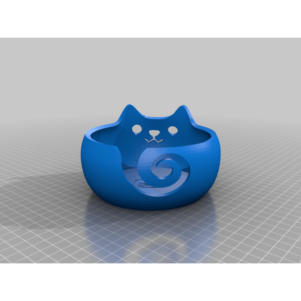 Tigela de Fios para GatoSandwichFibers