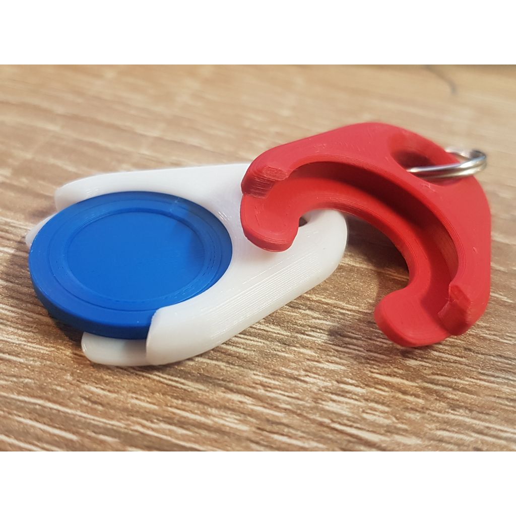 Moeda do carrinho de compras - Chaveiro (1EUR)