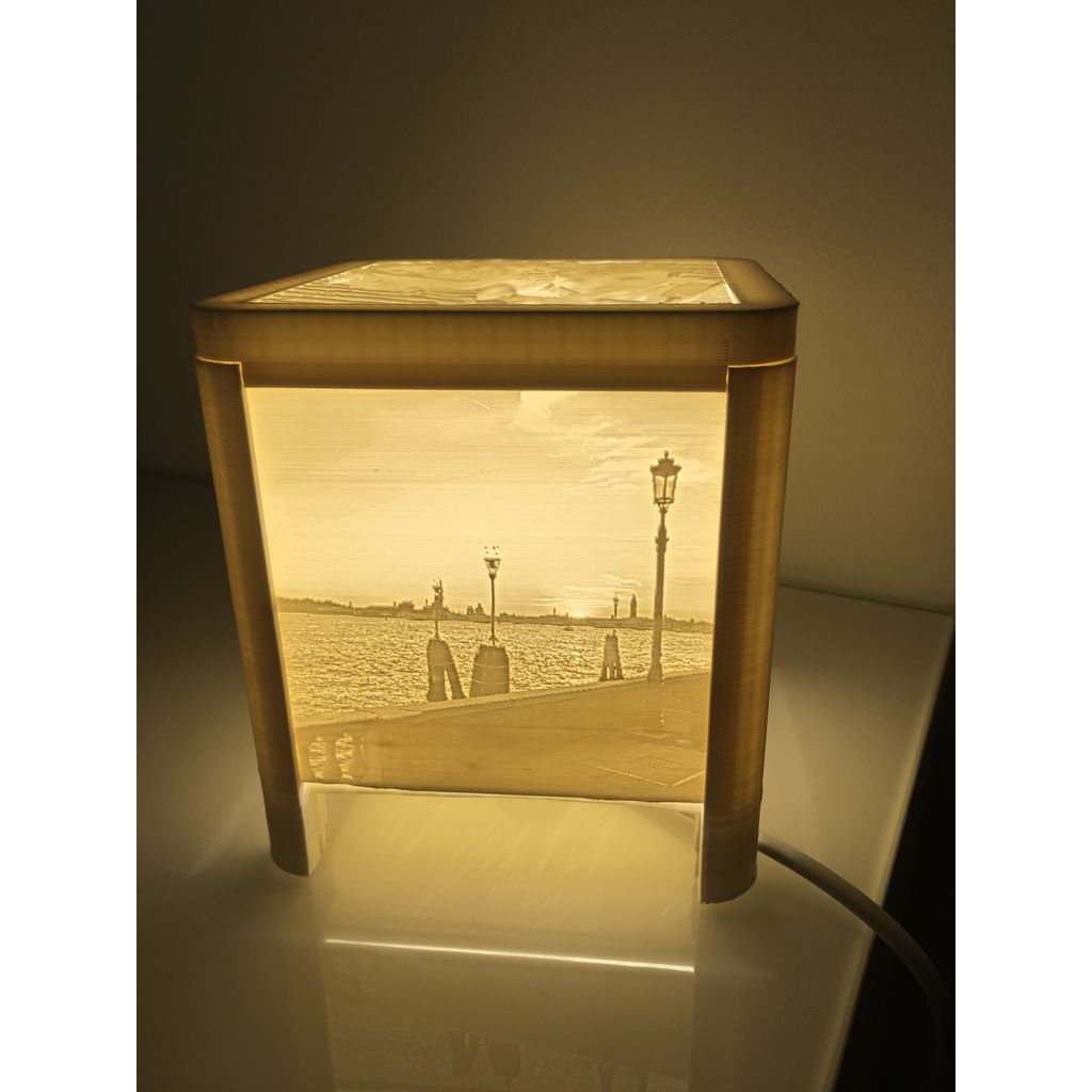 Estrutura de Lampe para Litofanias / Lithophane Light