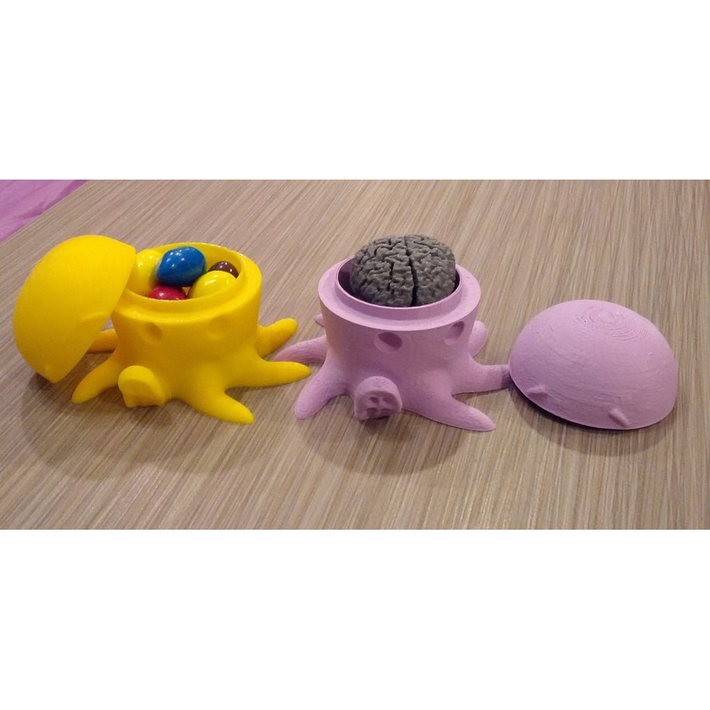 Porta-doces de polvo fofo (e inteligente)