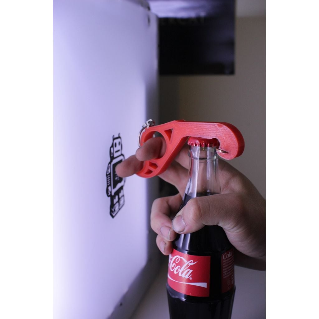 Abridor de garrafa tipo grip impresso em PLA