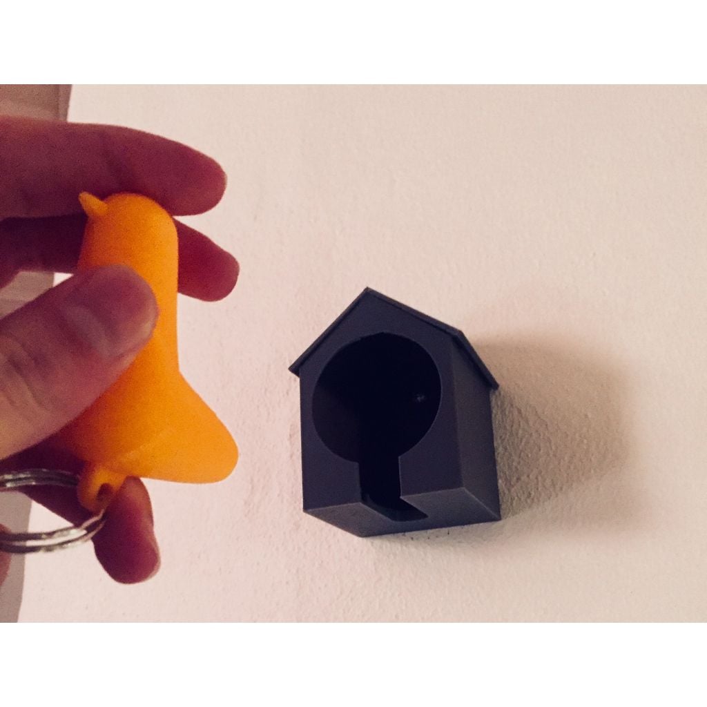 Casinha suporte para chaveiro em PLA
