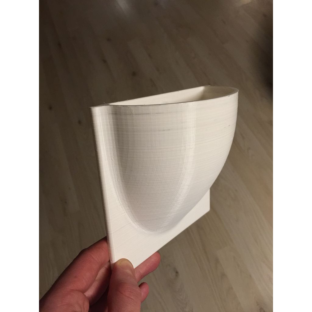 Vaso/planta de parede impresso em 3D (PLA)