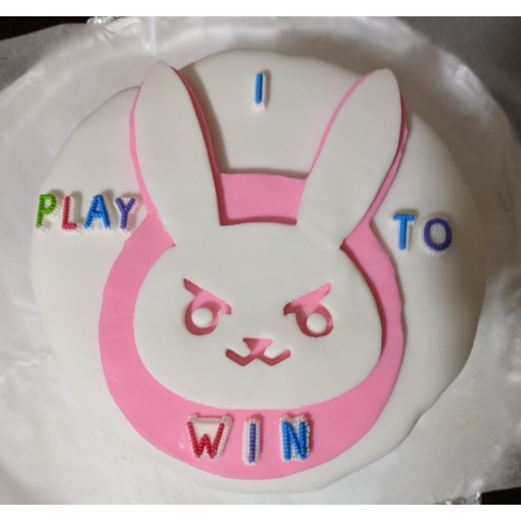 Overwatch D.Va Bunny Fondant/cortador de biscoitos