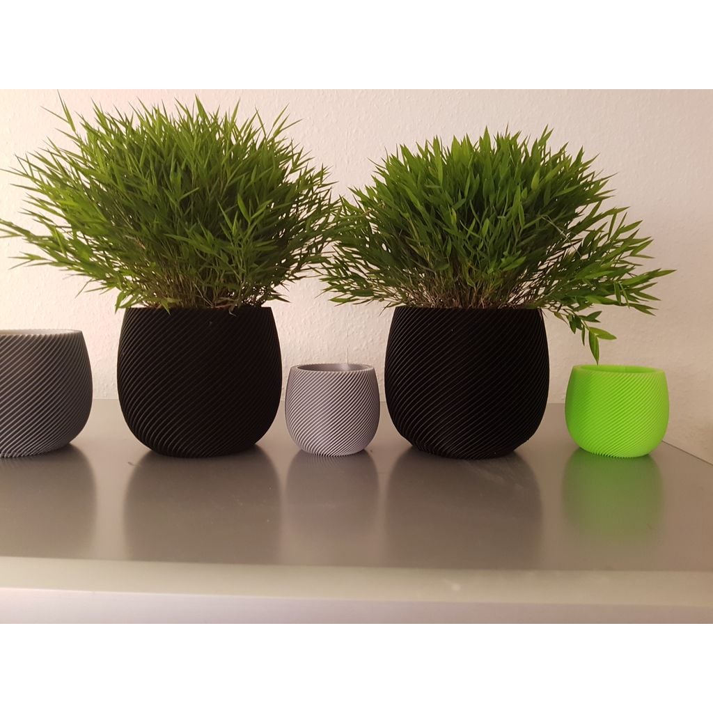Plantador com barbatanas