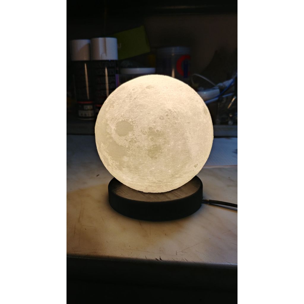 Base da lâmpada lunar
