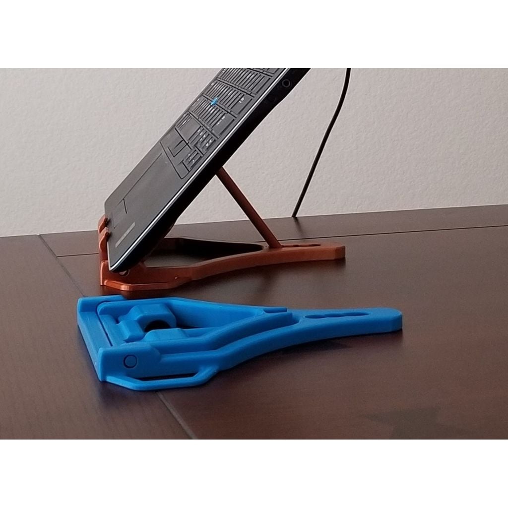 Foldable Laptop, Switch, Tablet, and Mobile phone stand. Prints fully assembled.