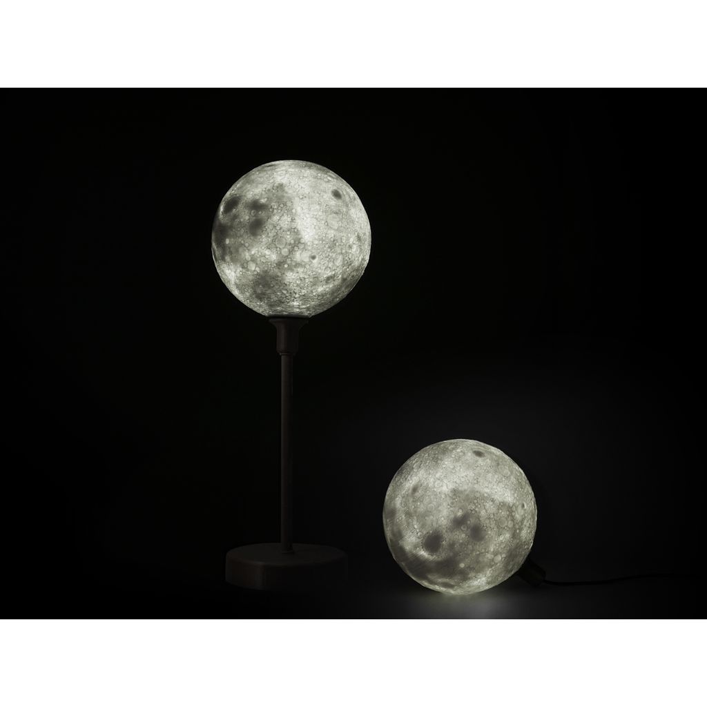 Candeeiro lunar com base