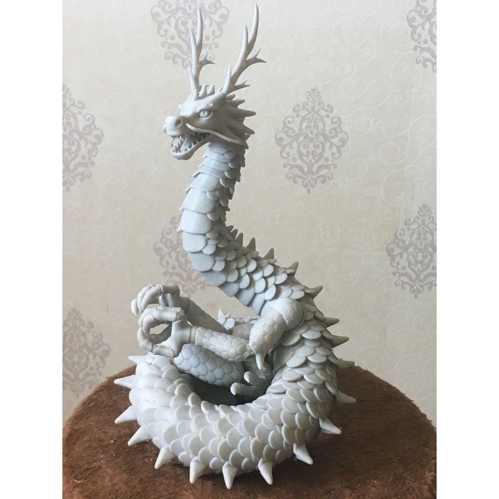 Dragão oriental articulado em PLA (peça impressa)