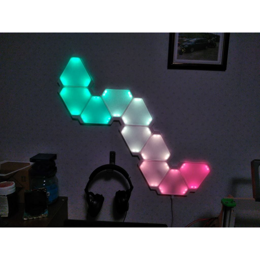 Réplica do painel de luz Nanoleaf