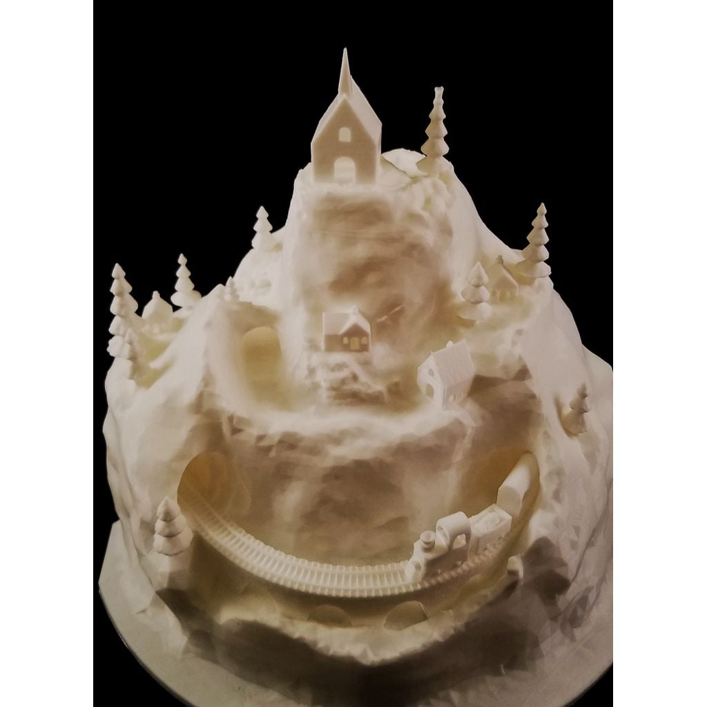 Diorama de Feliz Natal - Versão Oca Solicitada (presente para todos)