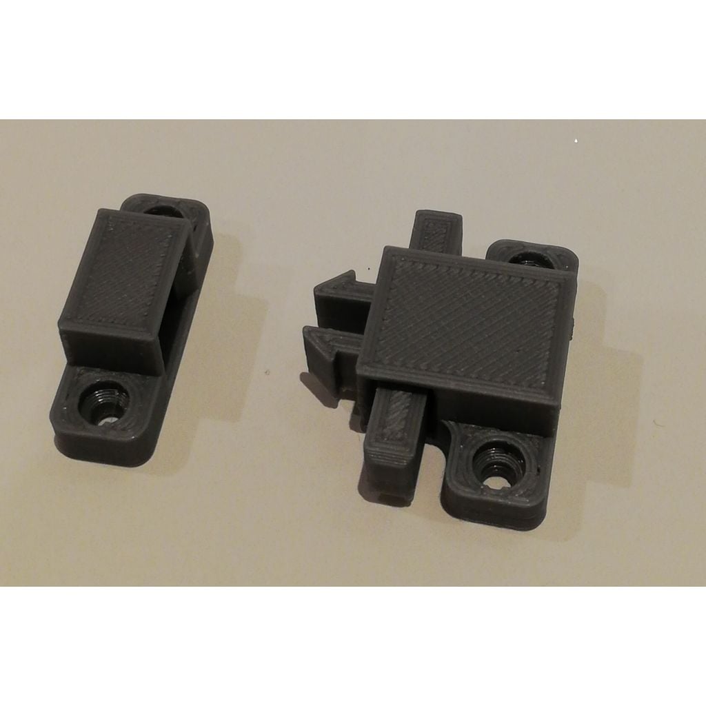 Fechadura de encaixe impressa em 3D para baús