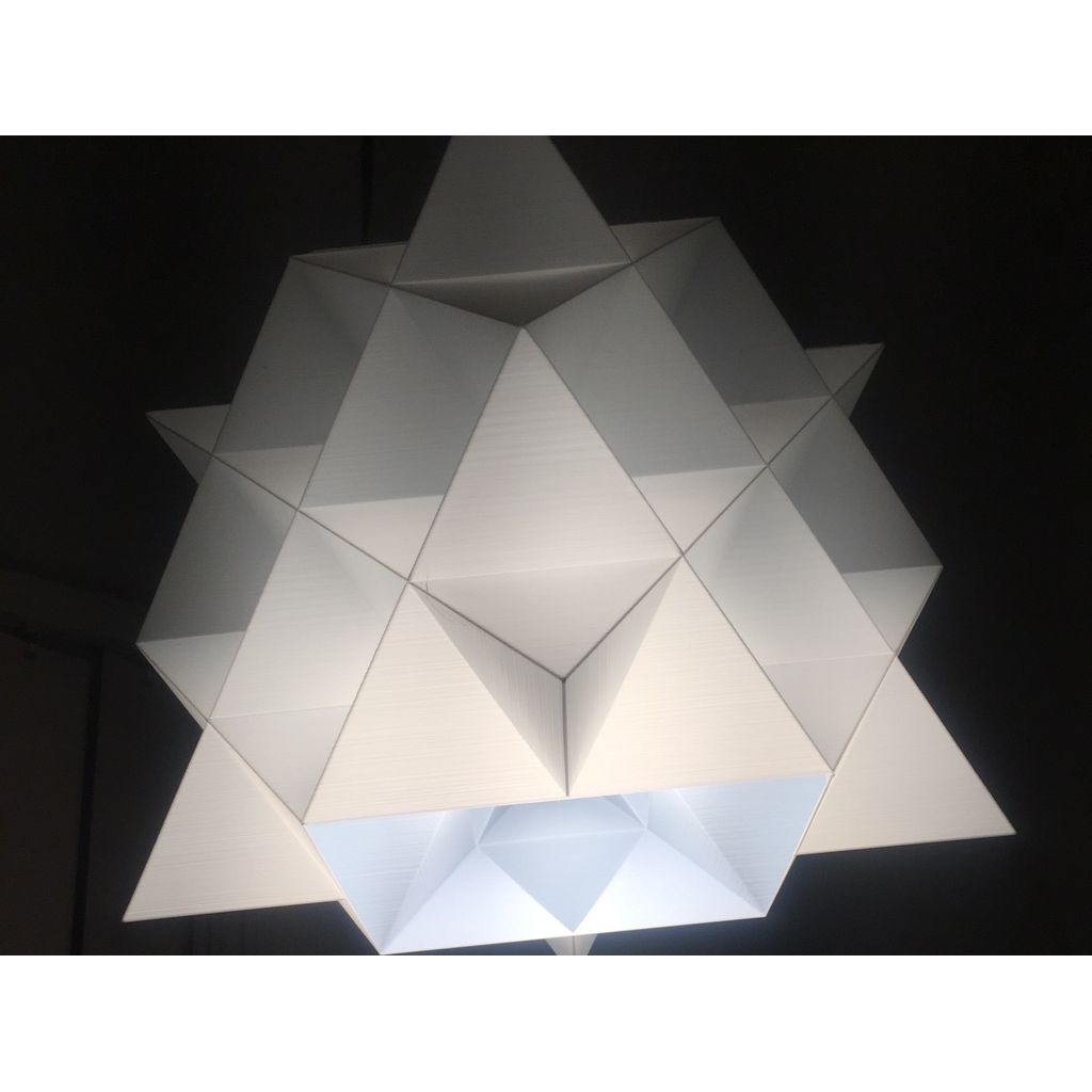 Lâmpada de grade de tetraedro 64