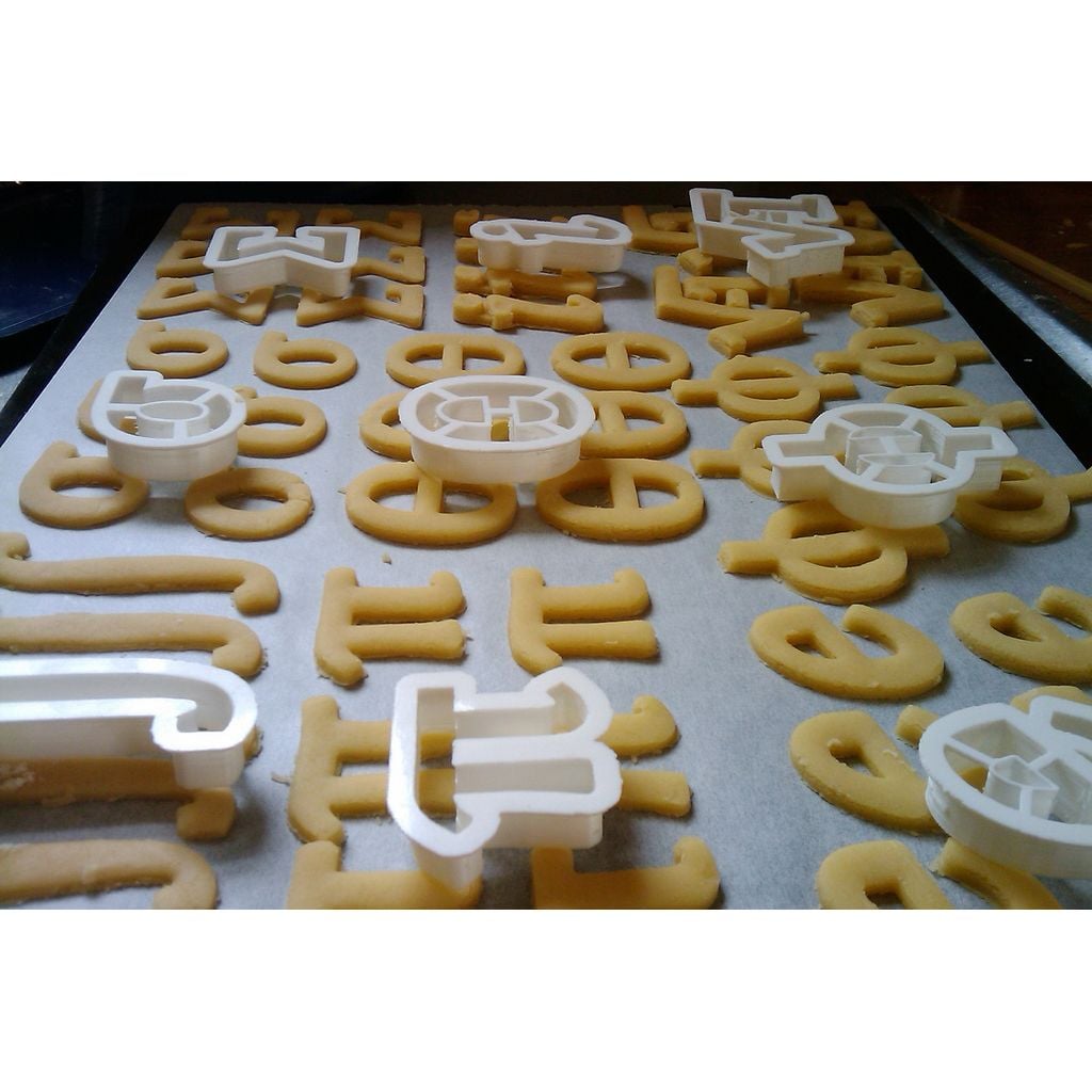 Cortador de biscoitos símbolo matemático impressão 3D