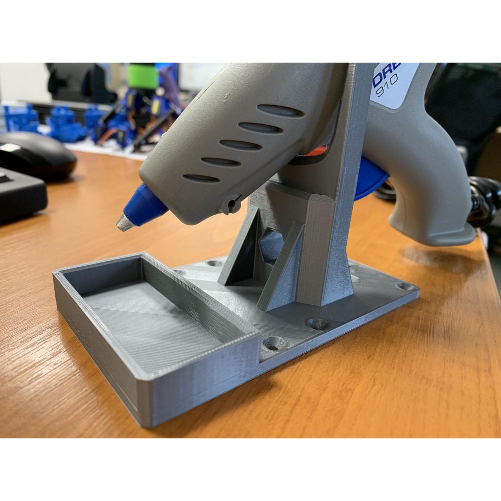Suporte impresso em 3D para pistola de cola quente (peça)