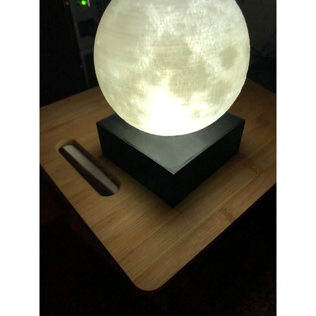 Base da lâmpada lunar