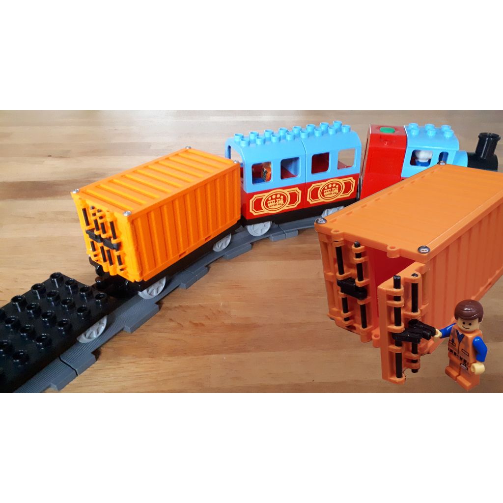 Contentores para comboio duplo / mini camião modular