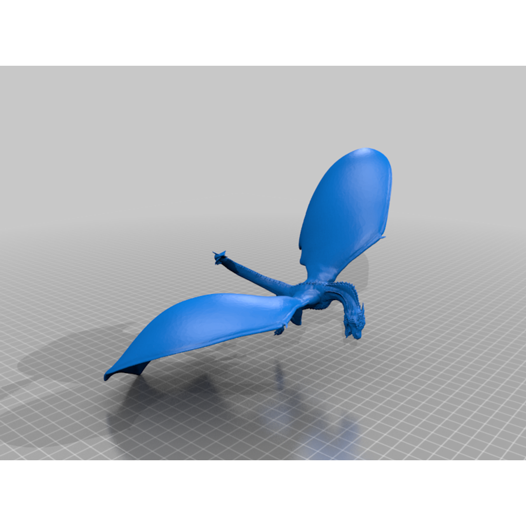 Dragão em PLA para decoração - peça impressa 3D