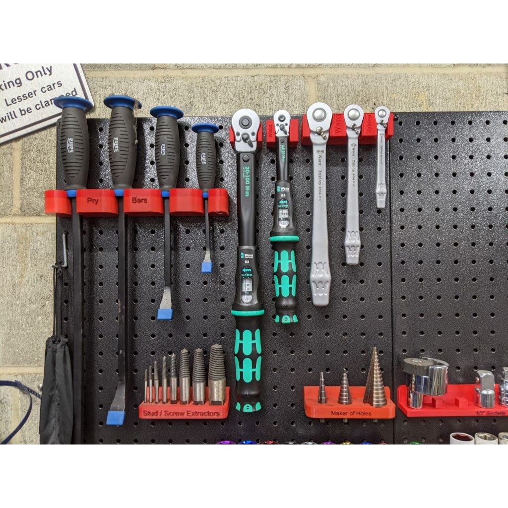 Suporte para pegboard tipo gancho impresso em PLA
