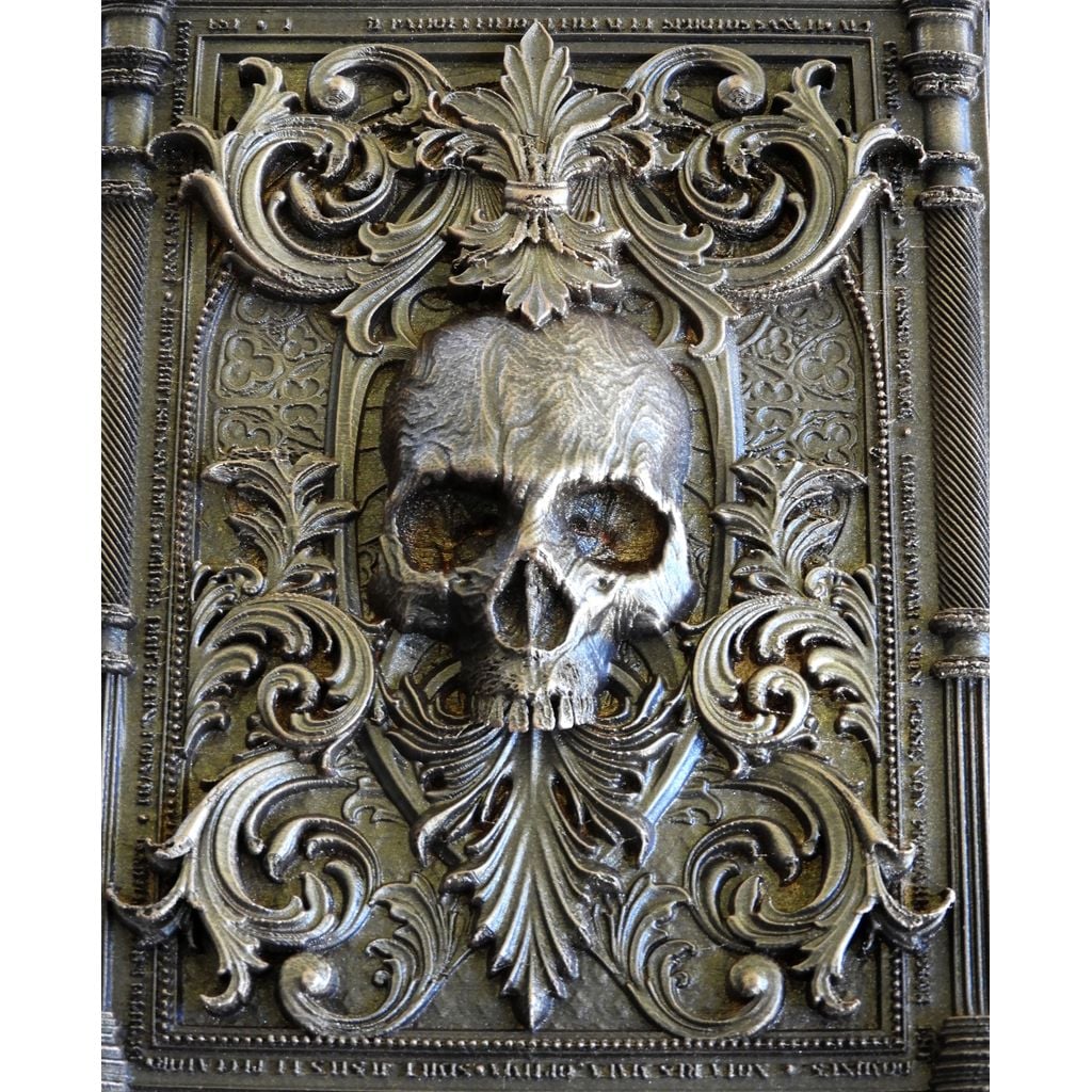 Scull em moldura vitoriana para CNC