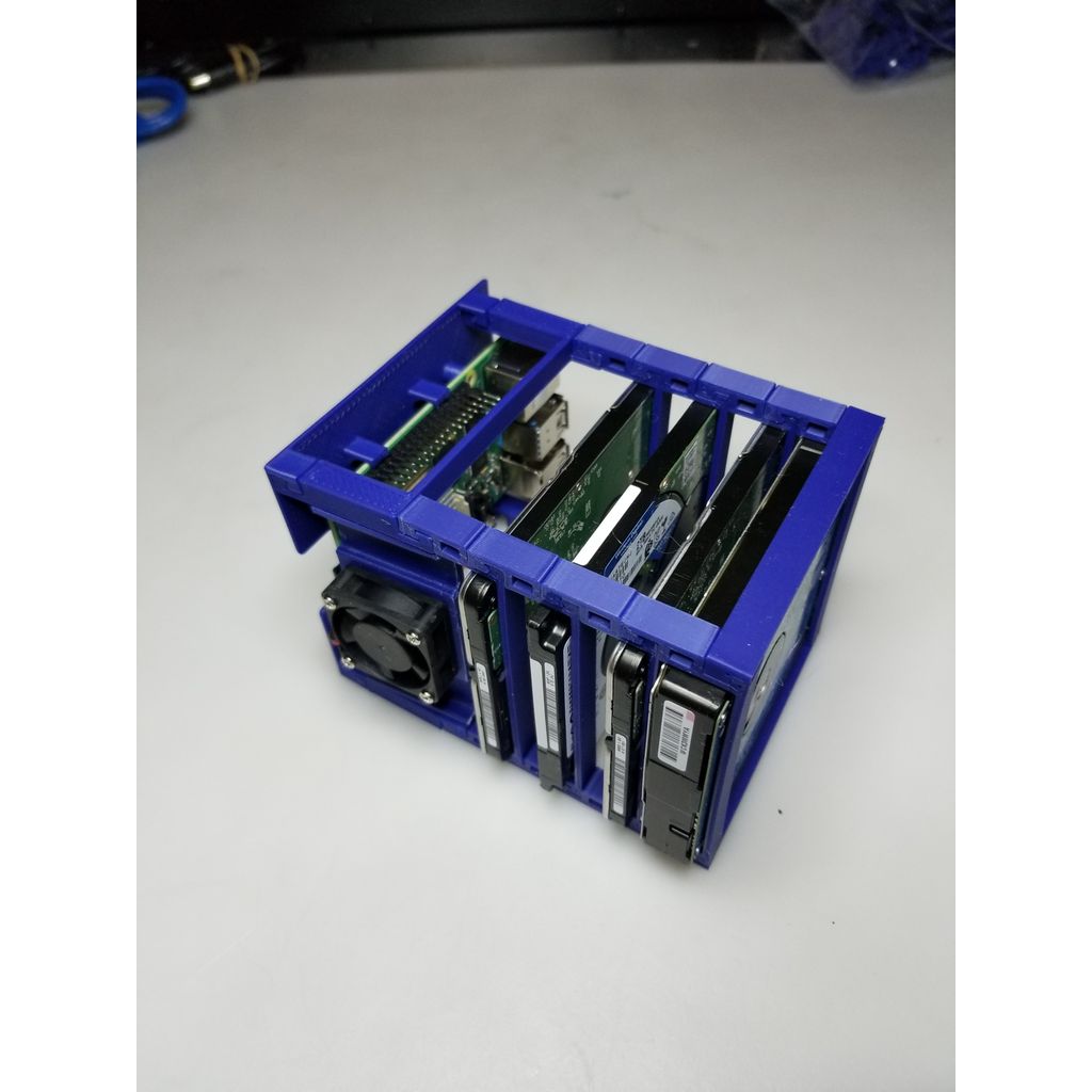 NAS MODULAR PARA UNIDADES DE 2,5 POLEGADAS SERVE PARA RASPBERRY PI 4 E NANOPI M4V2