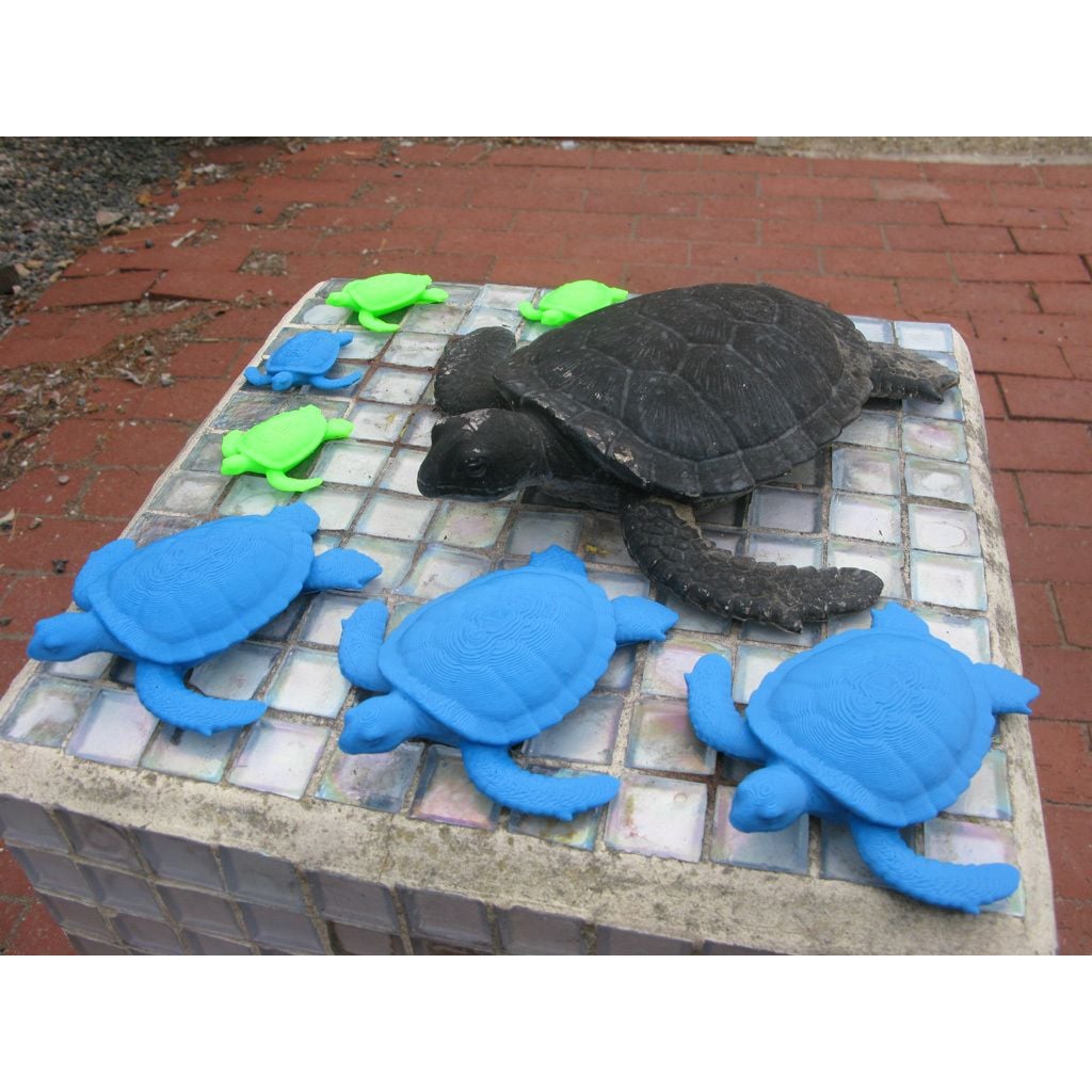 Tartaruga decorativa impressa em 3D (peça em PLA)