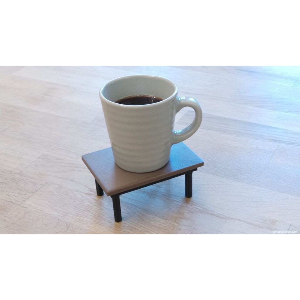 Mesa de centro imprimível em 3D (montanha-russa)