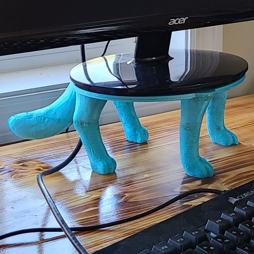 Suporte para monitor gato