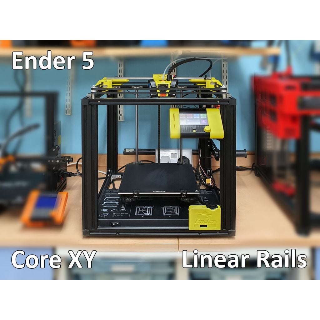 Ender 5 Core XY com trilhos lineares