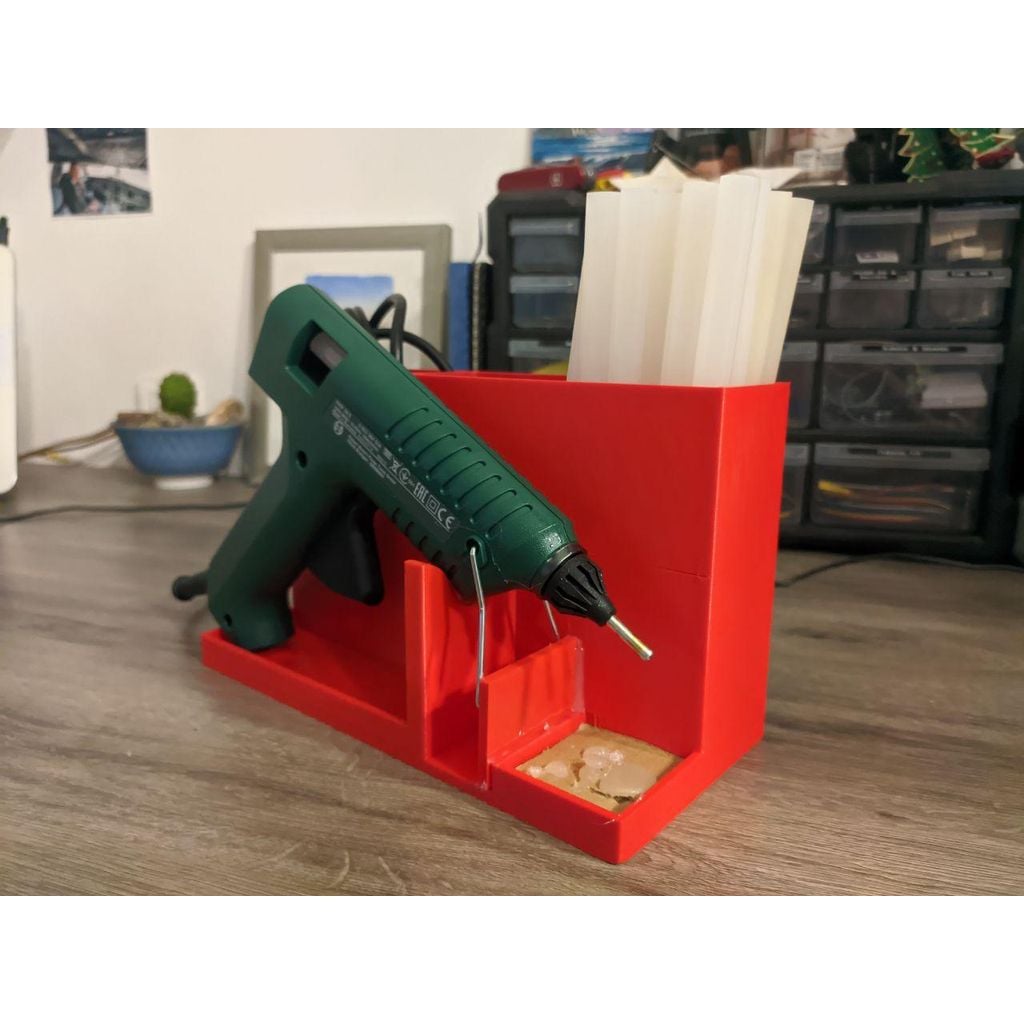 Suporte para pistola de cola (peça impressa em PLA)
