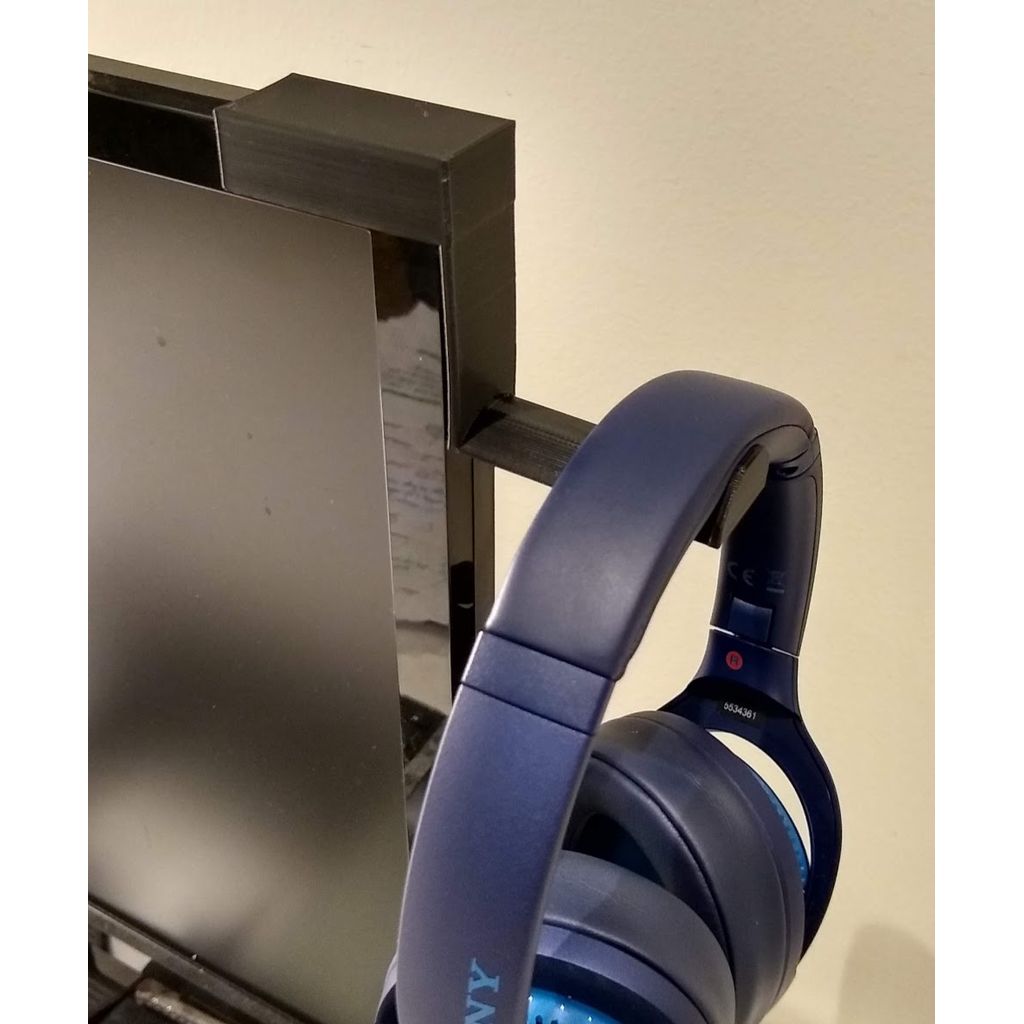 Suporte para fone de ouvido para monitor